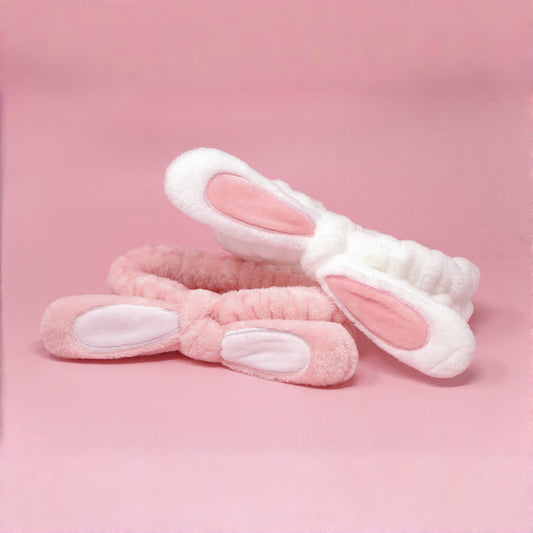 Double the Fluff Microfiber Bunnywrap Headband Duo