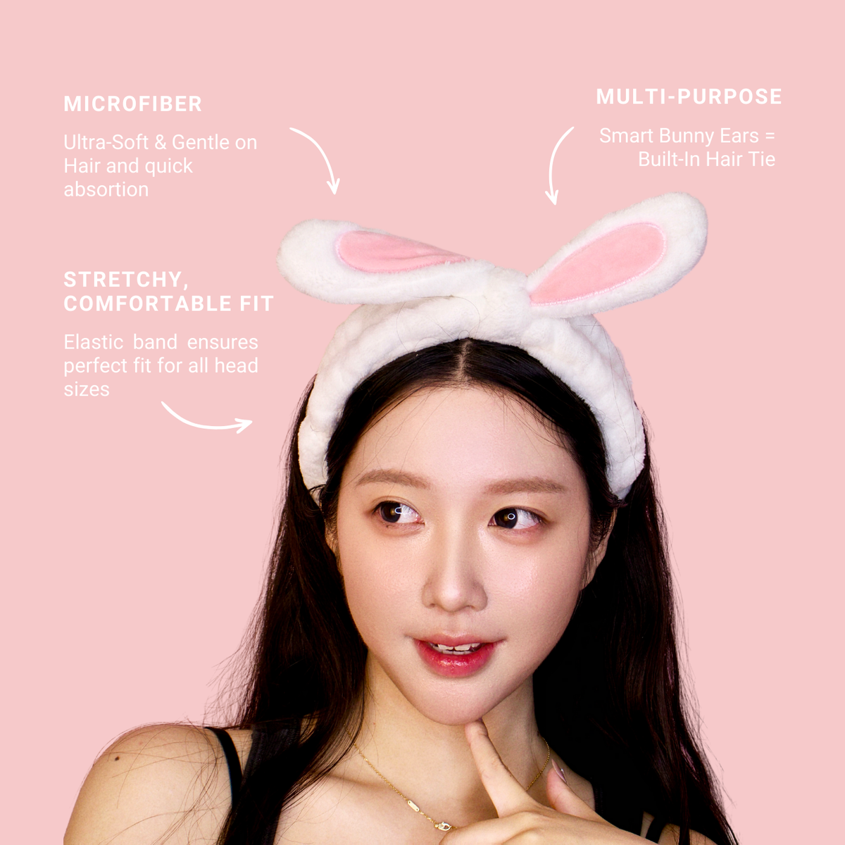 Microfiber BunnyWrap Headband
